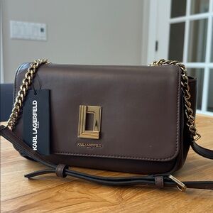 Karl Lagerfeld soft leather Crossbody bag